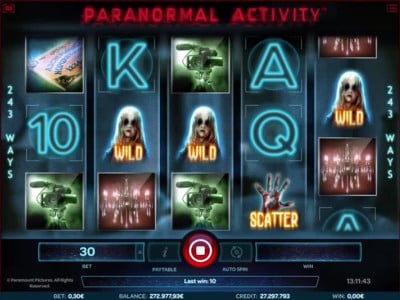 Slot Brand Image for Paranormal Activity